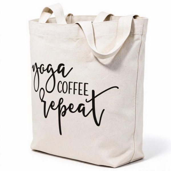 Yoga ... Canvas Tote Bags
